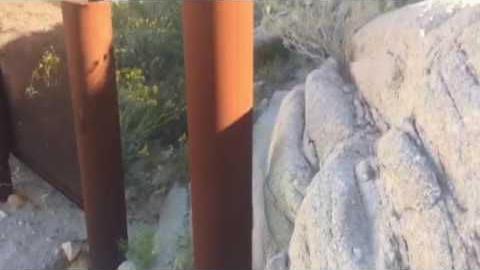 Border fence in Goldwater Range